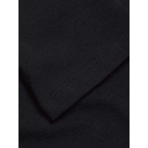 Leset Maya Cotton-Jersey Long Sleeve T-shirt - S - Black - Picture 7 of 7